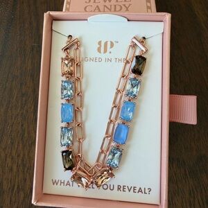 2025 Jewel Candy Bracelet BR40247 Beautiful Bonbons Chestnut Frost Rose Gold